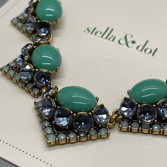 Stella & Dot Jewelry - Stella & Dot Rory Necklace pre owned statement blue